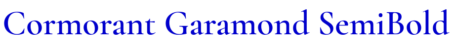 Cormorant Garamond SemiBold フォント